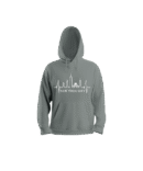 Adult Men's Black Hoody Design 1