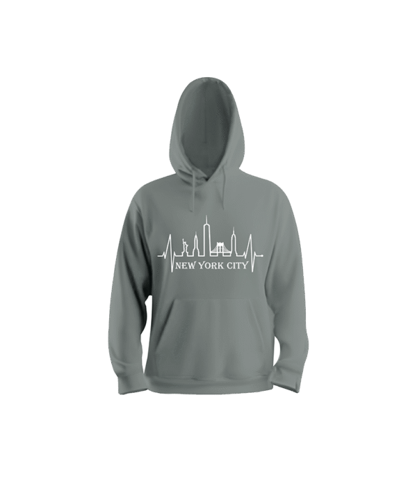 Adult Men's Black Hoody Design 1 - Image 3