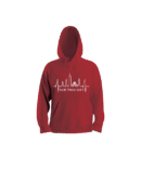 Adult Men's Black Hoody Design 1
